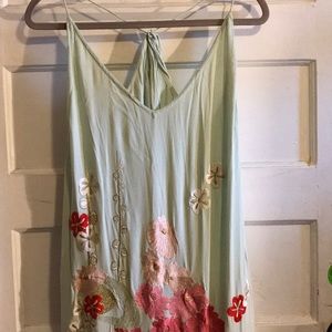 ASOS CURVE EMBROIDERED MAXI DRESS